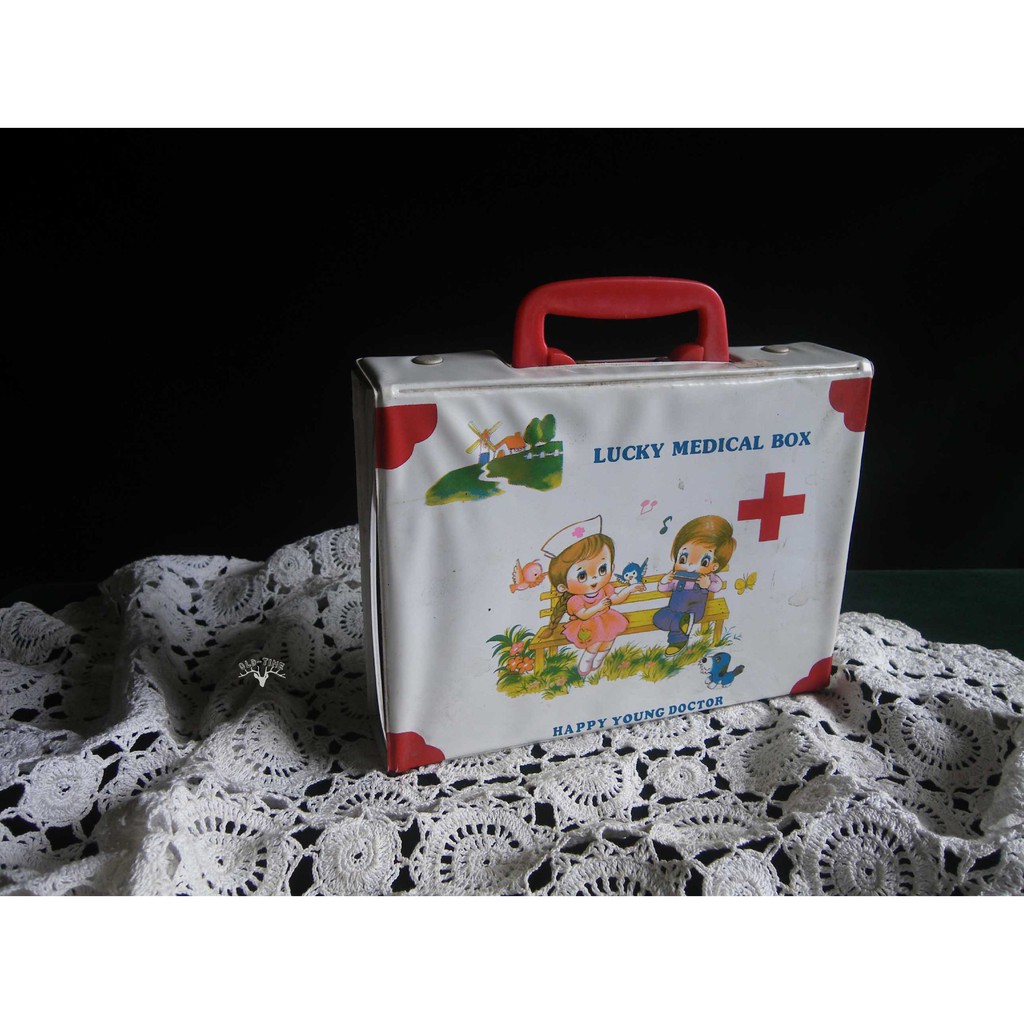 【老時光】早期台灣製小護士醫藥箱精品玩具