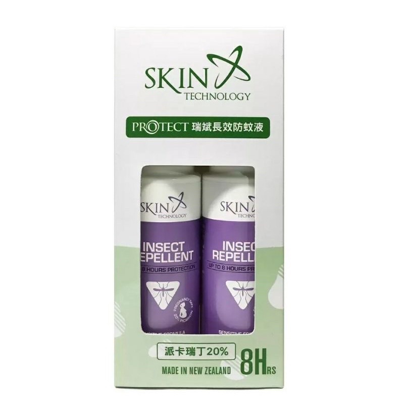 紐西蘭 Skin Technology PROTECT 派卡瑞丁20% 瑞斌8H長效防蚊噴液(120ml)