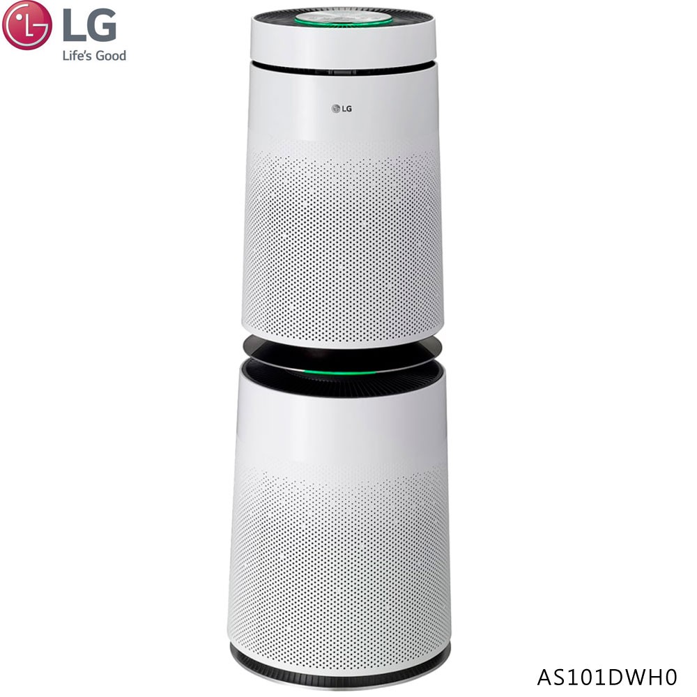 LG 樂金 AS101DWH0空氣清淨機 360度強力淨化 六階段過濾系統