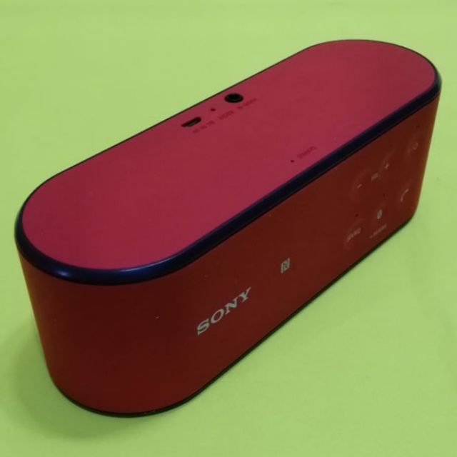 二手藍芽喇叭/SONY  SRS-X2/盒裝配件完整/紅色
