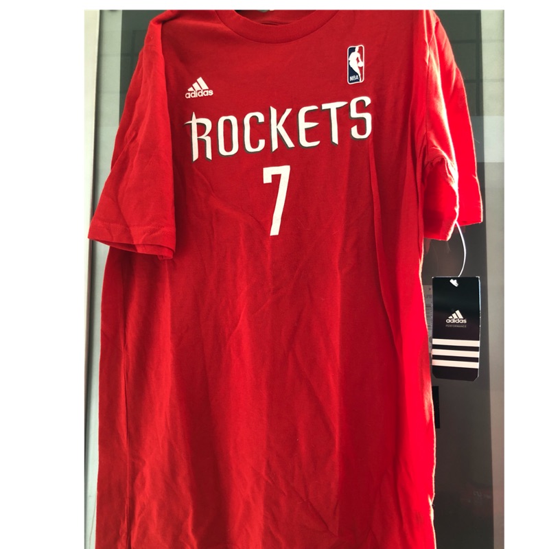 Adidas 林書豪 聯名T 火箭隊 大童XL 紅色 🚀絕版正品 購自休士頓