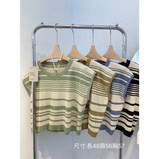 【hello.studio】現貨+預購 好搭配坑紋感條紋針織上衣 7.14直播