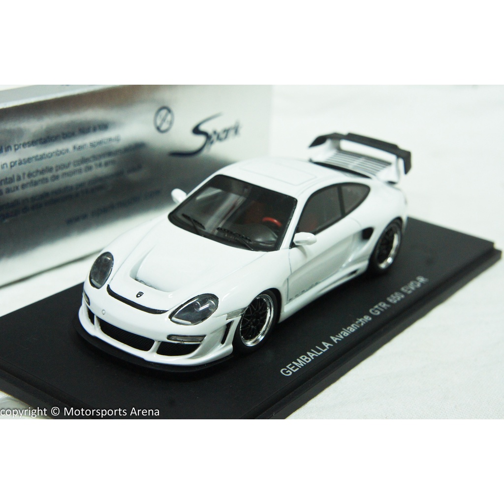 【超值特價】樹脂 1:43 Spark Porsche Gemballa Avalanche GTR 650 EVO-R