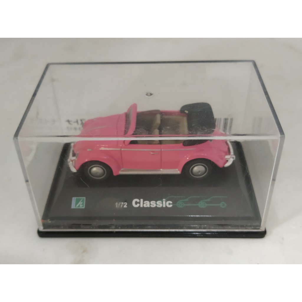 全新Hongwell 1/72_VW福斯 Classic Beetle Cabriolet(粉紅色)
