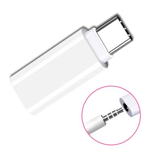 Uc 075 Type C轉3 5mm耳機接頭type C耳機轉換頭type C音源適用小米華為三星谷歌樂視 蝦皮購物