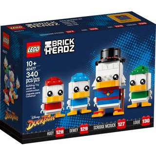 【台中翔智積木】LEGO 樂高 BrickHeadz 40477 史高治·麥克老鴨、休伊、杜威和路易