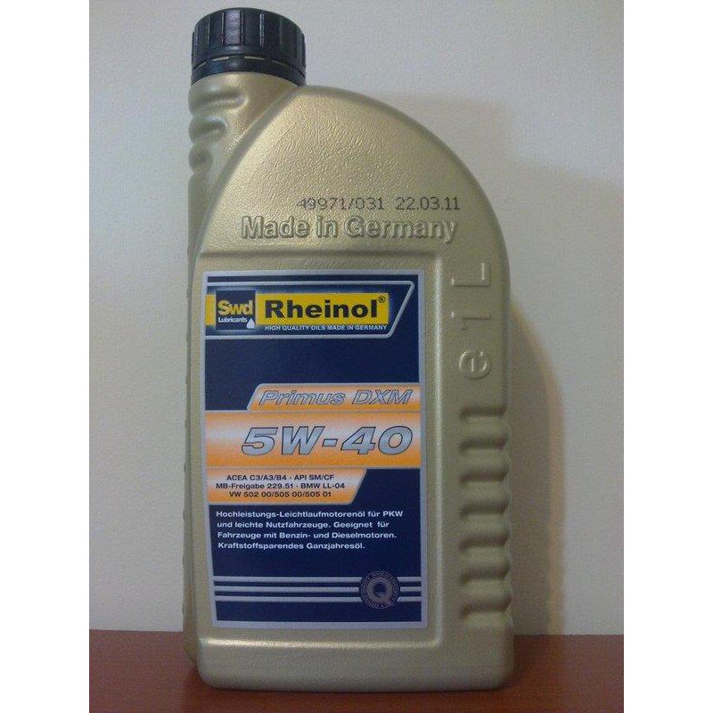 Моторное масло rheinol 5w40