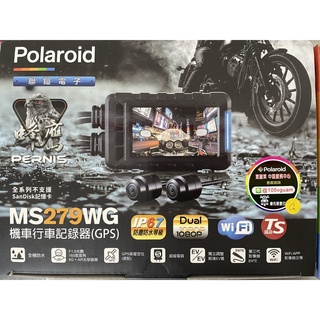 (免運)#私訊甜甜價#Polaroid寶麗萊MS279WG小蜂鷹機車行車記錄器 附32G記憶卡1080P WIFI