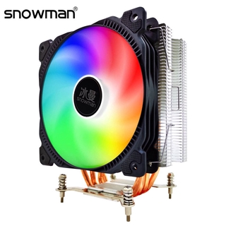 冰曼 4熱管風冷CPU散熱器2011靜音1151AMD1155臺式電腦CPU風扇AM4 雯雯