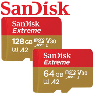 190MB/s 公司貨 SanDisk 128GB 64GB Extreme microSDXC TF 記憶卡 A2