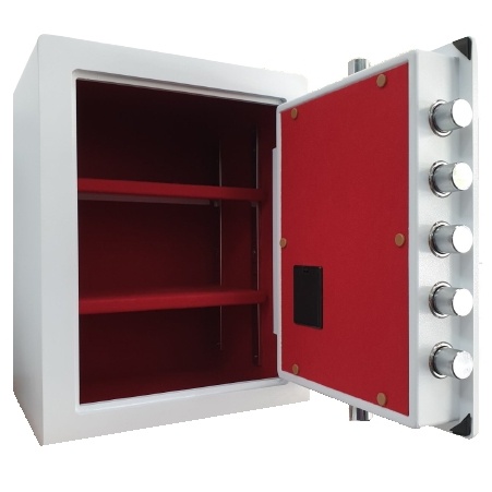 高階防火防盜型保險櫃(JB-5240)《永寶保險櫃Yongbao Safe》純白色保險箱 家用保險櫃 中型 公司用保險櫃