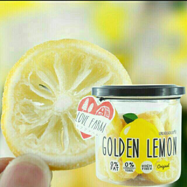 聖誕前優惠 泰國Love farm 黃金檸檬乾 泰國新人氣果乾知名品牌 就是愛檸檬 超好吃 投保食品責任險