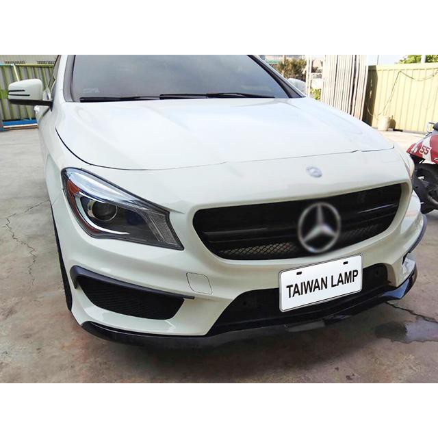 &lt;台灣之光&gt;全新 BENZ W117 CLA45 前保桿專用 前下巴 素材 200 220 250 AMG