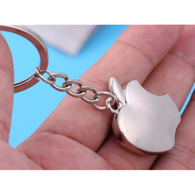 H-095 小蘋果造型 APPLE蘋果鑰匙扣 韓版新款 雙面光亮如鏡 汽車鑰匙鏈 創意小挂件 時尚創意禮品 活動小商品