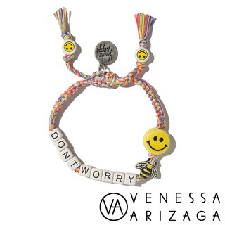 Venessa Arizaga DON'T WORRY BEE HAPPY 笑臉手鍊 蜜蜂手鍊 彩色手鍊