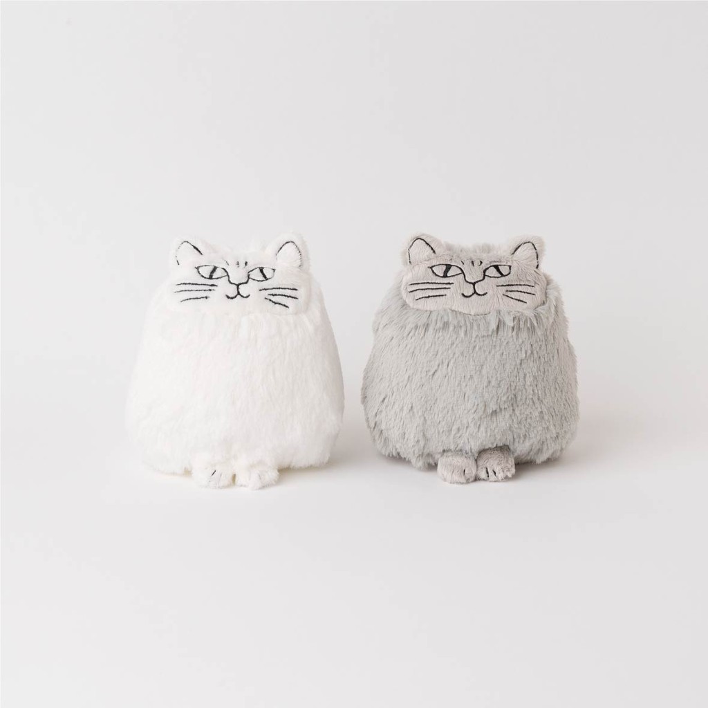 （現貨）LISA LARSON 北歐 （瑞典陶藝家）日本代購 ～ 貓 絨毛玩偶 （白色，灰色）