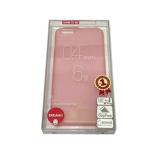 Ozaki iPhone 6S PLUS 5.5吋 O!Coat 0.4 Jelly超薄 透色保護殼-透光粉