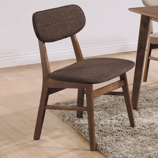 obis 椅子 餐椅 餐桌椅 凱夫淺胡桃咖啡布餐椅