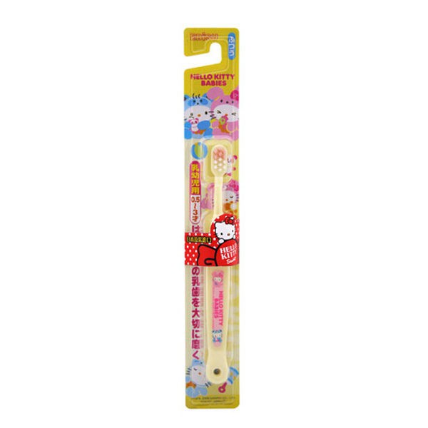 日本EBISU Hello Kitty 0.5~2歲兒童牙刷 (隨機出貨)