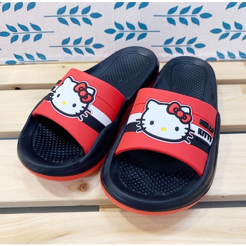 【震撼精品百貨】Hello Kitty 凱蒂貓~台灣Hello kitty正版大童矽膠拖鞋(20~25號)