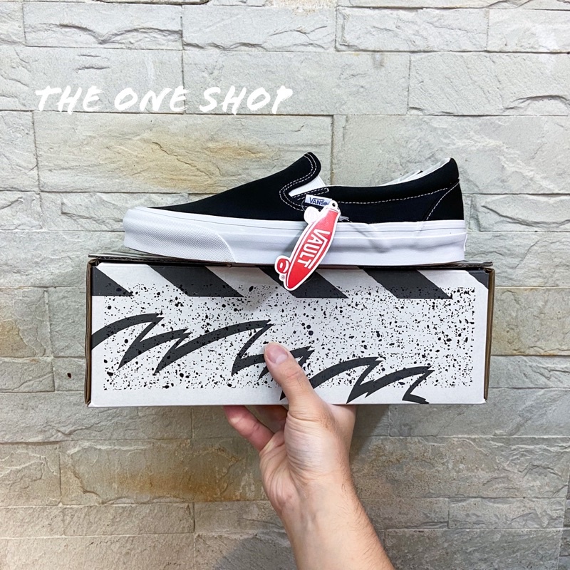 TheOneShop VANS VAULT Og Slip On 黑色 帆布 懶人鞋 經典限量版 VN0A45JK1WX