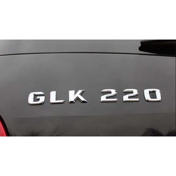 圓夢工廠 Benz 賓士 X204 GLK220 GLK 220 2008~14 後車箱改裝鍍鉻銀字貼 字標 同原廠款式