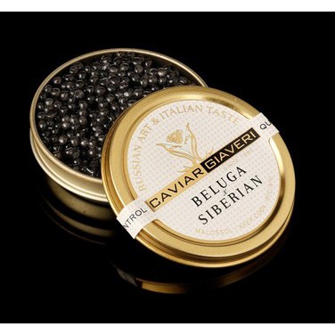 義大利 BELUGA 貝魯迦鱘魚子醬 15g/30g CAVIAR GIAVERI 頂級魚子醬【生鮮預定代購品】