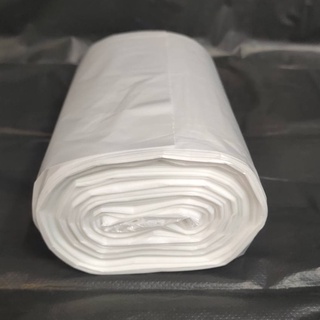【伍禾】垃圾袋40x50公分120張專業型 清潔袋 垃圾袋 塑膠袋 無心捲 平底封口/飯店,名宿專用/半透明