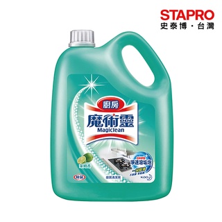 魔術靈 廚房清潔劑 萊姆香 桶裝 3800ml/桶【超商及蝦皮店到店 限購1桶】｜史泰博