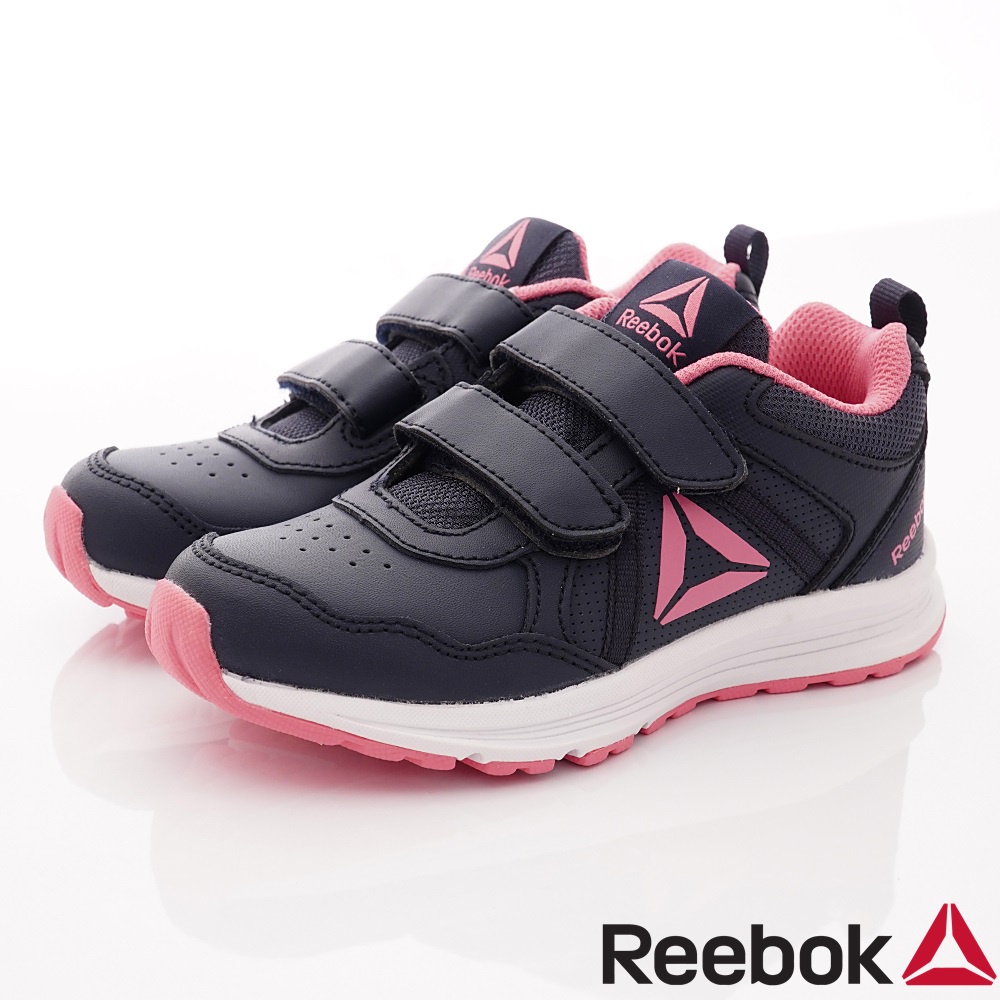 REEBOK銳跑休閒版鞋運動鞋8722/黑粉(中小童段)17cm(零碼)