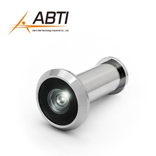 ABTI 工廠直營 家居裝飾五金百貨 DV-2014 光學超廣角門眼/貓眼 200度 適用於門厚35~55mm 台灣製造