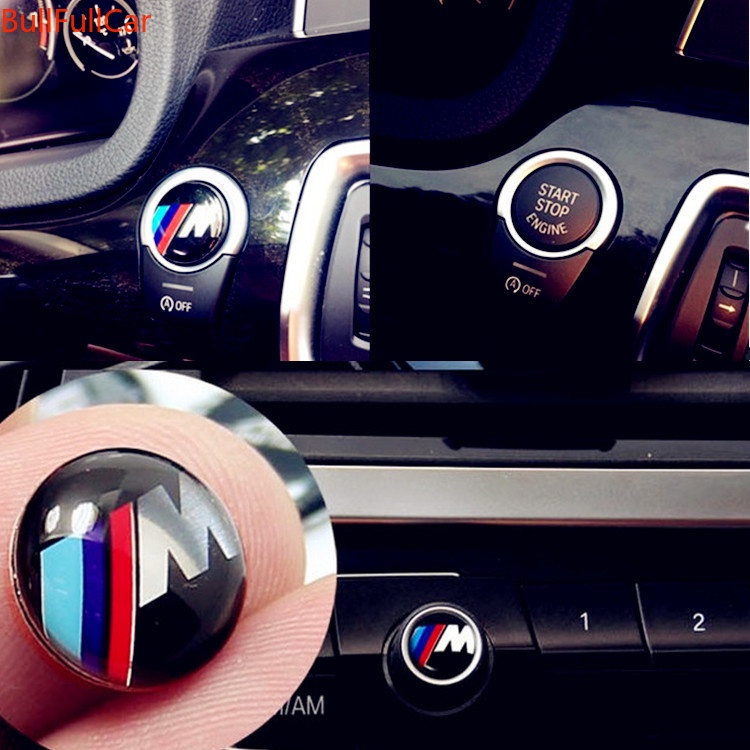 【多用途】BMW寶馬 M標 原廠標 鑰匙貼 啟動鍵貼 多媒體 音響旋鈕貼 F01 F10 F30 F15 F45 E90