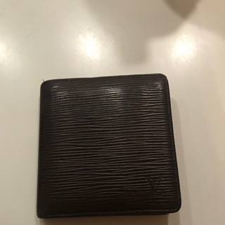 真品LV咖啡色水波紋短夾