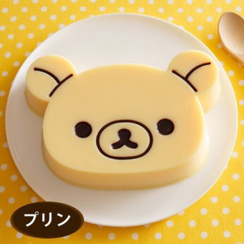 日本貝印懶熊拉拉熊大臉造型耐熱矽膠烘培蛋糕模具