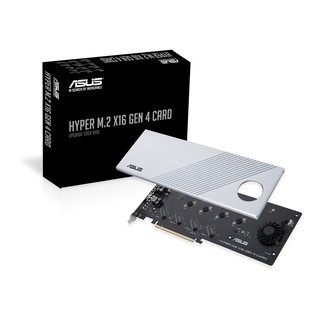 【ASUS華碩】現貨Hyper M.2 x16 Gen 4 卡 (PCIe 4.0/3.0) 支援四個 CHIA
