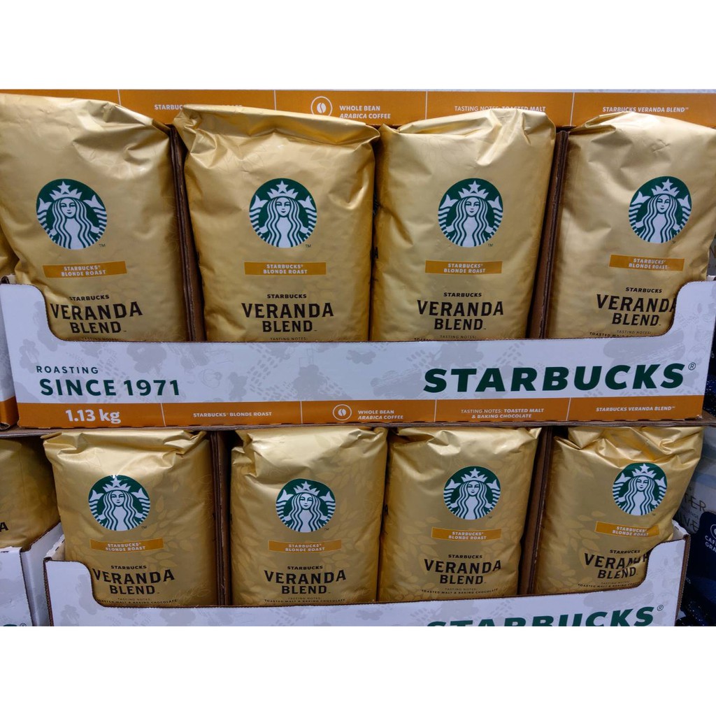 【現貨】好市多 Costco Starbucks Veranda Blend 黃金烘焙綜合咖啡豆 1.13公斤