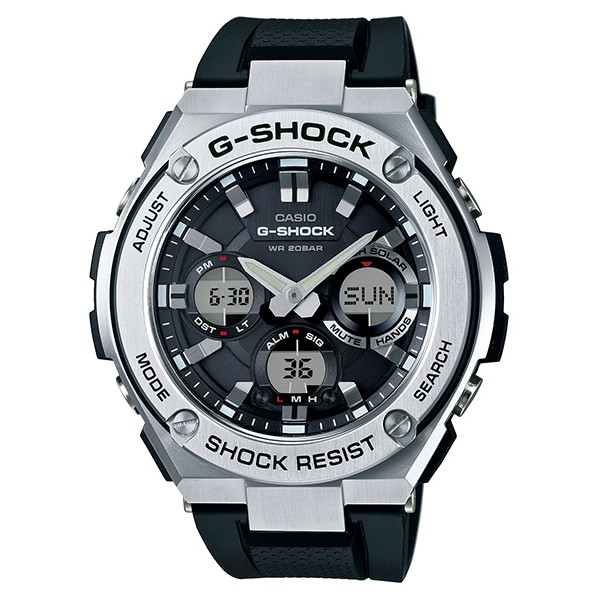 CASIO卡西歐 G-SHOCK雙顯錶/GST-S110-1A