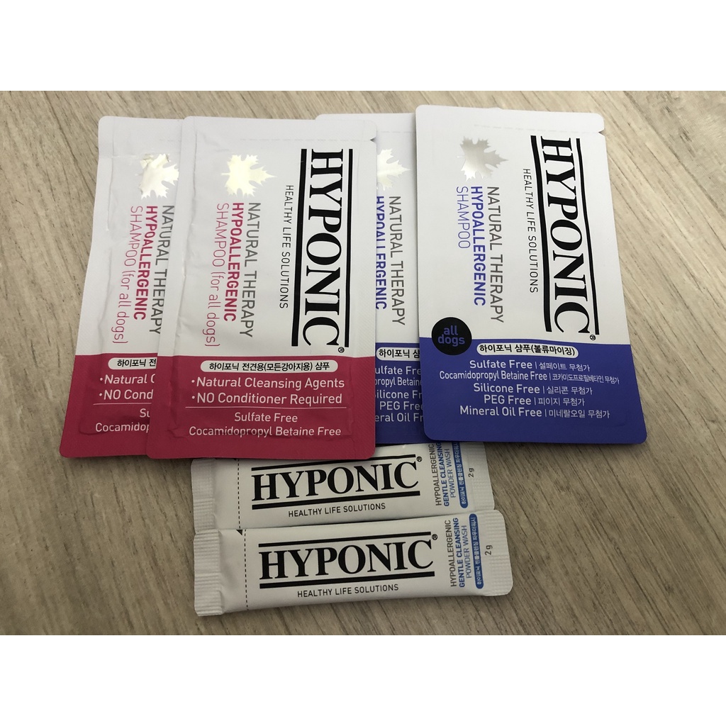 韓國HYPONIC 極致低敏潔毛露 旅行試用包 &amp; 肌膚調理酵素皂粉 全新