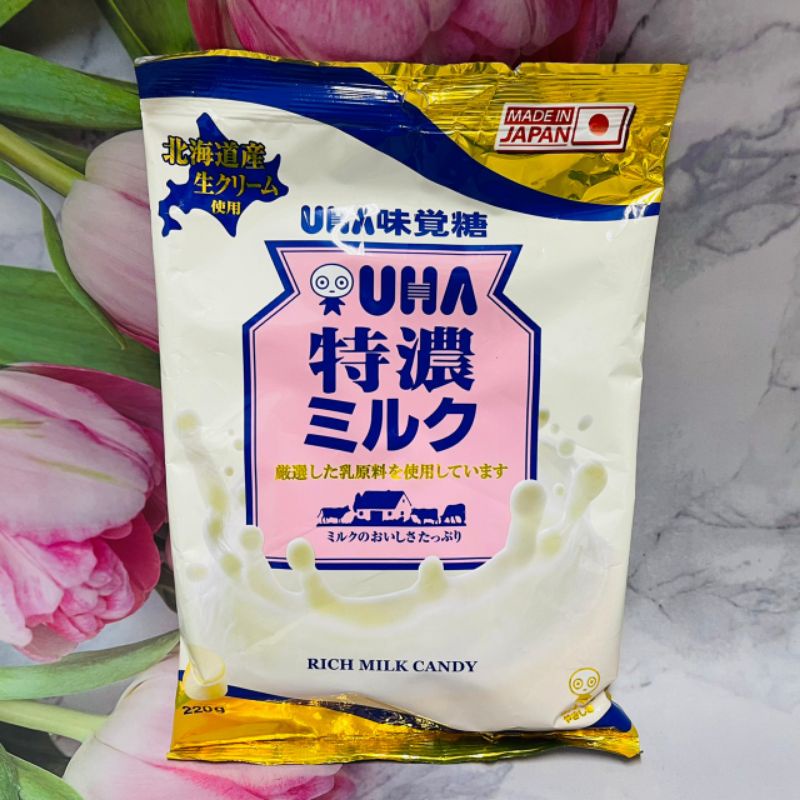 ^^大貨台日韓^^  日本 UHA味覺糖 特濃牛奶糖 特濃8.2牛奶糖 大包裝 220g    ^_^多款供選