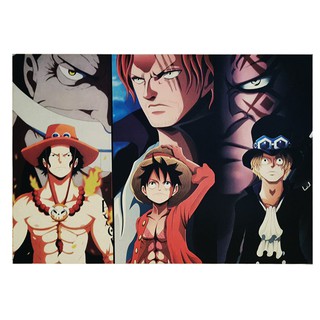 [現貨］海賊王人物 ONE PIECE 航海王 懷舊海報 健身房 酒吧 臥室宿舍客廳 牆畫 裝飾畫 復古牛皮紙 咖啡廳