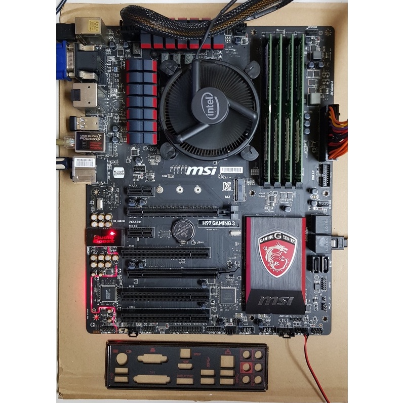 MSI H97 Gaming 3 主機板 1150腳位 附擋板 有綁WINDOWS專業版數位授權 H97 Z97