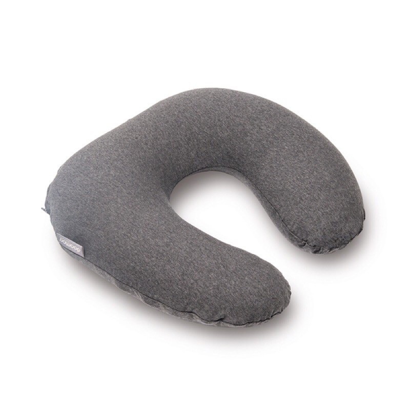 比利時Doomoo 有機棉哺乳枕/靠枕/輔助枕- 煤灰
