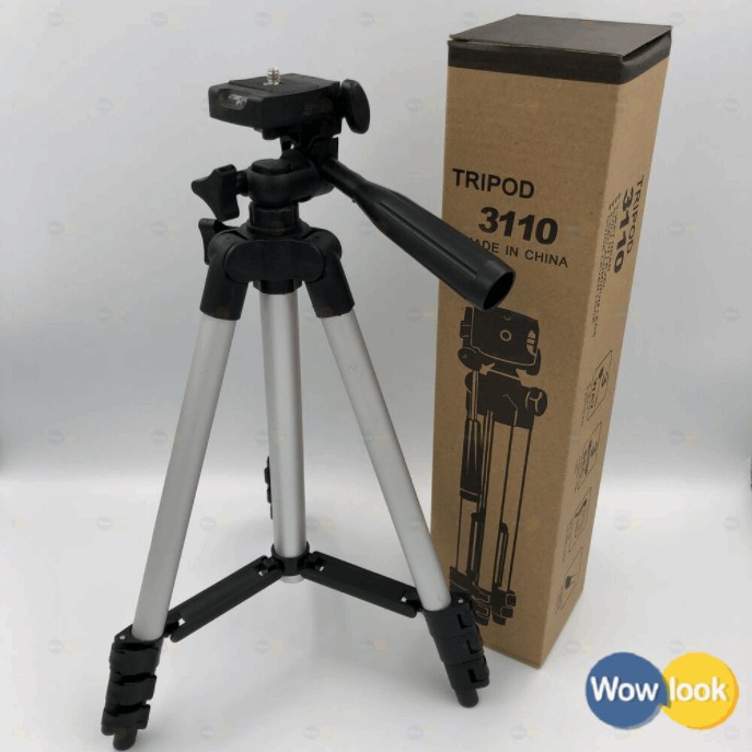 全新tripod 3110 三角架 三腳架 伸縮腳架附手機夾與軟袋 輕量 Wowlook 蝦皮購物