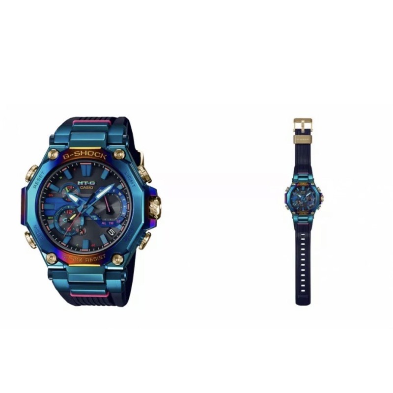 全新casio G Shock Mtg B00ph 2ajr 彩虹款 蝦皮購物