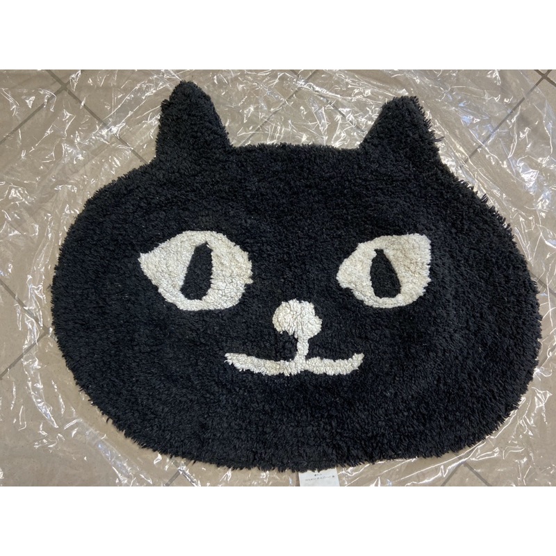黑貓小地墊-二手-日本雜貨