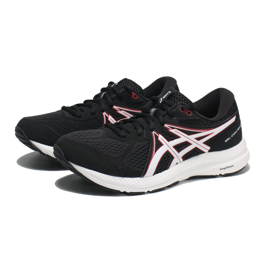 ASICS 慢跑鞋 GEL CONTEND 7 4E楦 紅黑 運動 訓練 男 (布魯克林) 1011B039008