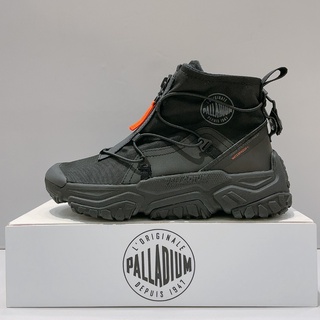 PALLADIUM OFF-GRID HI ZIP WP+ 男女 黑色 防水 輪胎底 拉鍊款 雨靴 77169-010