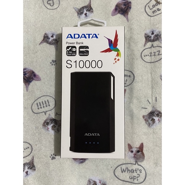 ［全新] ADATA S10000 威剛 行動電源 黑色 公司貨