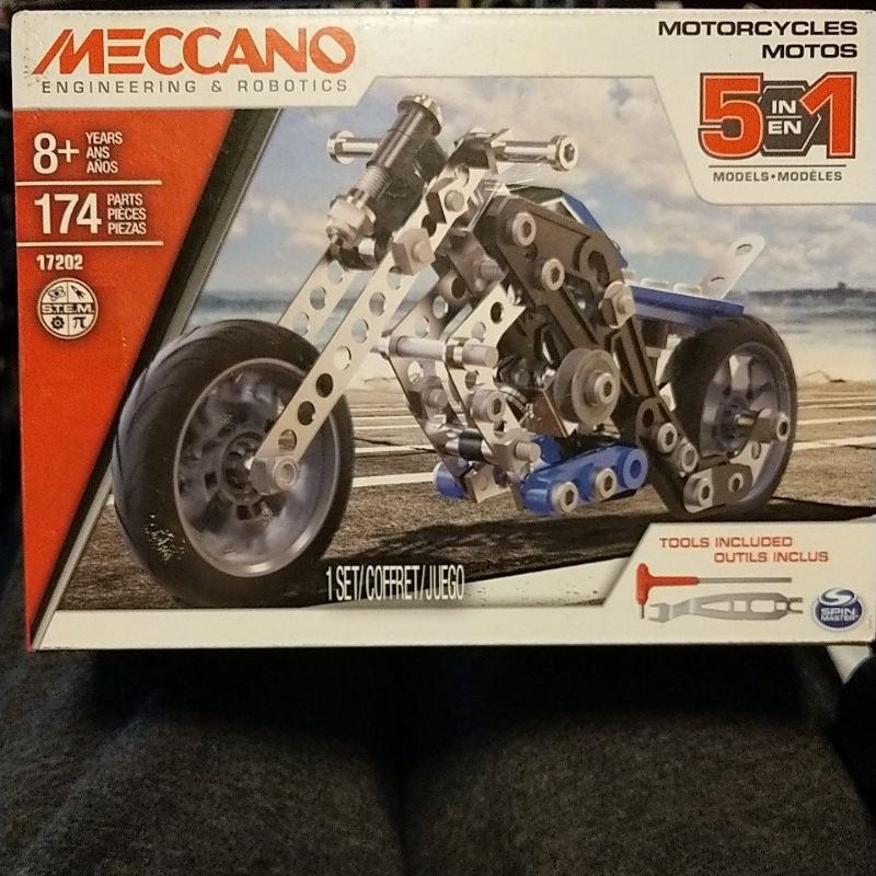 Meccano motorcycles motos 重機五合一車組