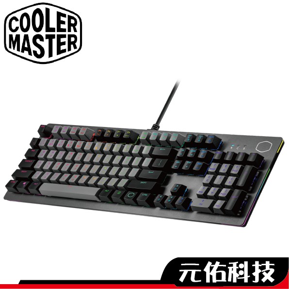 Cooler Master酷碼 CK352 有線 中文 LC機械軸 RGB 雙色鍵帽 機械式鍵盤